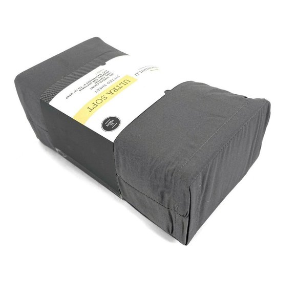 Threshold Twin XL Fitted Sheet Ultra Soft Brushed - Picture 4 of 4